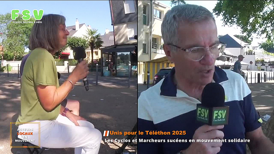 Acteurs-Locaux-Loire Atlantique - Unis pour le Téléthon 2025 : cyclos et marcheurs sucéens en mouvement soildaire