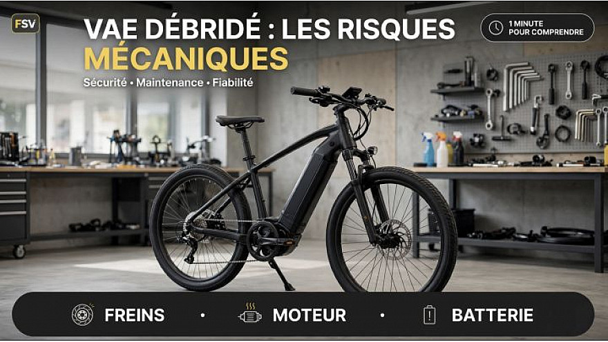 Une ninute pour comprendre. Débrider son VAE : le revers de la vitesse
